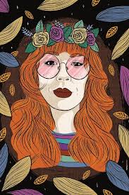 She Is Thinking VI Canvas Wall Art by Helo Moraes