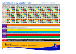 • all schedules and load shedding status updates are obtained from eskom or publicly available data sources. City Of Ekurhuleni On Twitter With Load Shedding Scheduled For Through To 6am Tomorrow Please Find The City S Schedule For Kempton Springs And Nigel The Schedules Are Also On Our Website