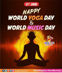 Constance turnernational days of the year!!! 21st June Happy World Yoga Day World Music Day Laughing 98laughingcolours Worldyogaday Worldmusicday Music Meme On Me Me