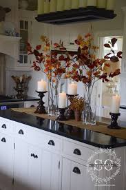 All About The Details Kitchen Home Tour Stonegable Kitchen Island Decor Fall Living Room Fall Kitchen
