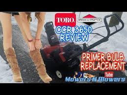 Check spelling or type a new query. Toro R Tek Ccr 3650 6 5hp Single Stage Snow Blower Snowblower Thrower Primer Bulb Replacement Review Youtube