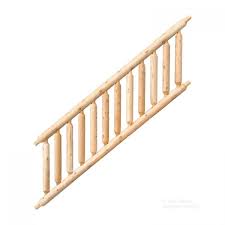 The best material for stair handrails and railings depends on the environment of the staircase and the look desired. Northern White Cedar Log Stair Railing