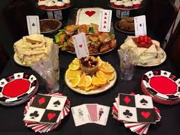 Pin By Paige Prater On For The Foodie Party Food Themes Casino Party Foods Party Food And Drinks