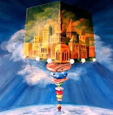 Israel Jerusalem New Jerusalem Zion Through The Gates Between Earthly Jerusalem And The New Jerusalem Biblical Artwork New Jerusalem Bible Artwork