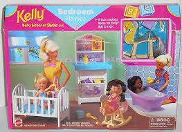 Barbie 1998 Kelly Bedroom Playset 67716 91 New In Box Barbie Playsets Barbie Kelly Barbie Doll Set