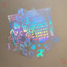 300 200mm Radium Vinyl Cut Decorative Decals Bike Stickers Car Motorcycle Decoration Reflective Sticker Film Decor Bike Frame Bicycle Stickers Aliexpress