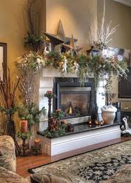 99 Inspiring Rustic Christmas Fireplace Ideas To Makes Your Home Warmer Christmas Mantel Decorations Fireplace Mantel Christmas Decorations Christmas Fireplace