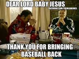 Sending 'thank you' memes is also a great way to show your appreciation and gratitude. Dear Lord Baby Jesus Mlb Memes Baseball Memes Baseball