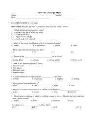 The three dimensions are length, width and depth. Elements Of Design Interactive Worksheet