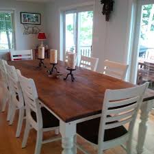 9 Foot Table Plenty Of Space To Entertain 8 10 People Warm Chestnut Stain On Reclaimed 1 Dining Room Table Dining Room Design Pedestal Dining Room Table