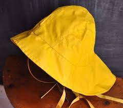 Extra Long Back Brim To Keep The Pesky Rain Off Your Neck Size Large Made By West Products Boston Mass Great Like New Condi Fisherman S Hat Wester Rain Hat