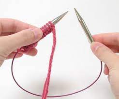 Circular knitting needles with long length cords inbetween the needles are also good for knitting large blankets and afghans because the stitches can stay on the cord in between the needles. Knitting In The Round Knit Picks Tutorials Knitting For Beginners Knitting Knit In The Round