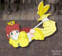Princess Daisy_-_Tied Up - Super Mario Bros. Fan Art (40874998) - Fanpop