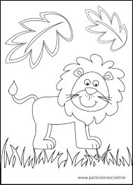 Dibujos Para Colorear De Animales De La Selva
