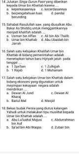 Khulafaur rasyidin adalah abu bakar, umar bin khattab, utsman bin khattab, dan ali bin abi thalib. Kebijakan Khalifah Ali Bin Abi Thalib Python