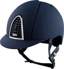 Kep Italia Riding Helmet Cromo Textile Swarovski Blue Equusvitalis Onlineshop
