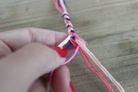 Split the hair into 4 equal strands. Diy Friendship Bracelets 5 Strand Braid The Stripe