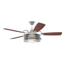 E Rou54ch5lkrw Ellington Fans By Craftmade E Rou54ch5lkrw Rousseau Ceiling Fan In Chrome Brass Ceiling Fan Ceiling Fan Ceiling Fan Stylish