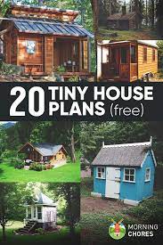 20 Free Diy Tiny House Plans To Help You Live The Small Happy Life Diy Tiny House Plans Diy Tiny House Tiny House Plans