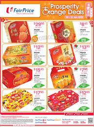 Fairprice foundation pledged to donate $80,000 to children's aid society and lions home for the elders, through the sale of fairprice's housebrand mandarin oranges over the chinese new year period. Ntuc Fairprice Prosperity Orange Deals 25 31 January 2018 Supermarket Promotions