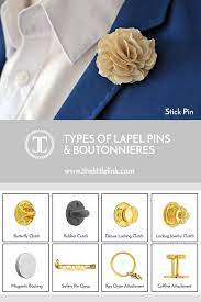 Types Of Lapel Pins And Boutonnieres Lapel Pins Boutonniere Collar Pins