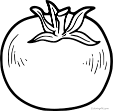 Coloring pages >> vegetable >> tomato >> page 1. Tomato Coloring Pages Coloringall