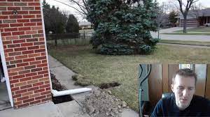 Sides and uniform excavation depth. Rain Gutter Drainage Solutions Youtube