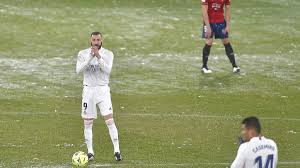 El real madrid afronta contra osasuna un duelo clave en la lucha por laliga. El Frio Congelo El Marcador Real Madrid Igualo 0 0 Con Osasuna En El Sadar Por La Fecha 18 De Laliga Santander Rpp Noticias