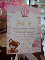 Invitacion Osita Vintage Invitaciones Invitaciones Para Baby Invitaciones De Cumpleanos