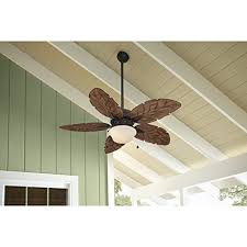 Harbor Breeze Waveport 52 In Weathered Bronze Indoor Outdoor Downrod Mount Ceiling Fan With Light Kit