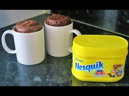 Recette 145 Nesquik Mug Cake Youtube Mug Recipes Best Mug Cake Recipes Nesquik Recipes