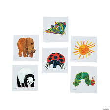 Unsure where you heard that but he was born in the note from eric carle was specifically made out to me, since apparently i was there (as a baby). The World Of Eric Carle Temporary Tattoo Assortment Oriental Trading