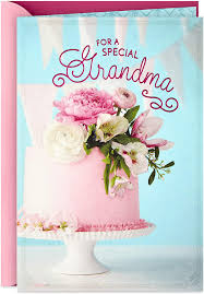You are at right place where you will get free grandma birthday card with your name and her photo. Amazon Com Hallmark Birthday Card For Grandma Birthday Cake Office Products