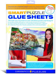 But wouldn't it be a wonderful idea to preserve it? Eurographics Individual Smart Puzzle Glue Sheets Amazon Co Uk Toys Games