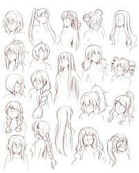 Google Image Result For Drawingref Com Drawingrefcom Google Image Princesshairstyle How To Draw Anime Hair Drawings Anime Drawings Sketches