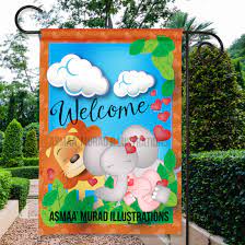 Download Free Garden Flag Mockup Template Photoshop Art Inspire Studio