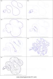 How To Draw A Python Learn To Make It In 7 Easy Steps Drawing Sheet Drawings Letter B Coloring Pages