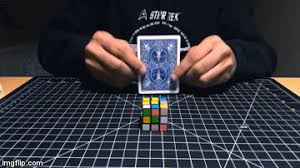 Close your hand and crush the foil into a tiny ball. Disappearing Rubik S Cube Magic Trick Geekologie