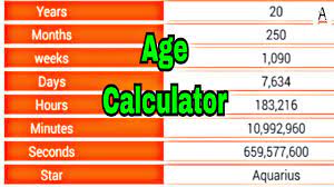 Age calculator 2020 — calculate age in years, in months, in seconds, in days — free age calculation. How To Calculate Your Age In Years Months Minutes Seconds Accurately Age Calculator Youtube