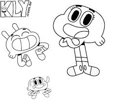 Desenhos animados > desenhos para colorir. O Incrivel Mundo De Gumball Desenhos Para Colorir Desenhos Para Colorir