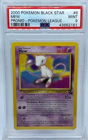 The rarest card in the set, charizard is also the most graded hologram of any 1st edition the most powerful original pokemon, mewtwo is also the smartest. Collectible Card Games Wotc Original League Promo Black Star 8 Psa Mint 9 Rare Mew Pokemon Card Glimray