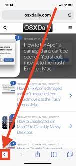Tap the 'recents' option at the bottom of the screen. View Browsing History On Iphone Ipad Ipod Touch From Safari Osxdaily