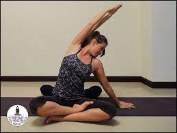 7 of 15 seated forward bend pose or. Seated Side Bend Parsva Sukhasana Partner Yoga Partner Yoga Poses Yoga Poses