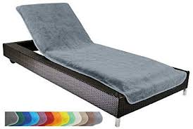 Deja Housse Pour Chaise Longue De Jardin Plage Coussin Pour Chaise Longue Housse Tissu Eponge 100 Coton Chaise Longue Jardin Housse De Chaise Chaise Longue