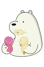 Great ice axe for glacier travel. We Bare Bears Ice Bear With Ice Cream Sticker We Bare Bears Bare Bears Ice Bears