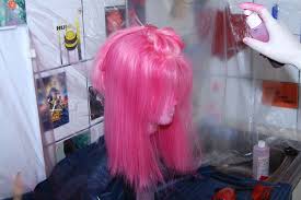 The best way to color a wig is to lay it flat on a solid surface. Dyeing Wigs With Copic Ink Wigs 101 By Kukkii San