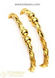 22k Baby Bangles Gold Bracelet For Girl Baby Bangles Kids Bangles