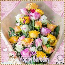 Download and use 70,000+ happy birthday images for free. Happy Birthday Flowers Picmix