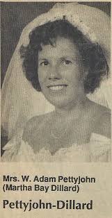 Martha Bay Dillard Pettyjohn (1957-1999)