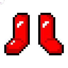 Need 24 pieces of material (24 leather, iron, diamond, or gold.). Red Diamond Boots Nova Skin